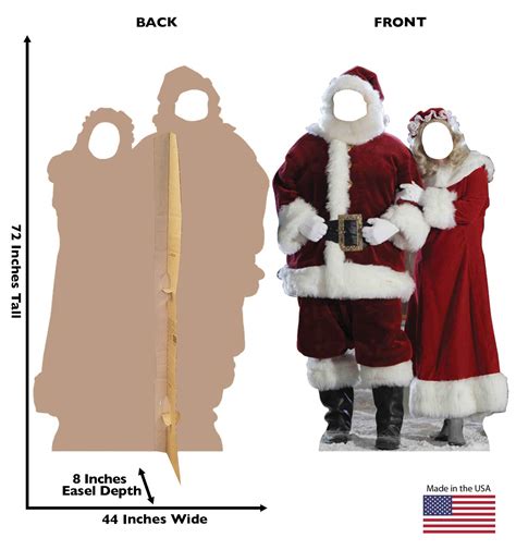 Buy Advanced Graphics Santa And Mrs Claus Life Size Cardboard Cutout