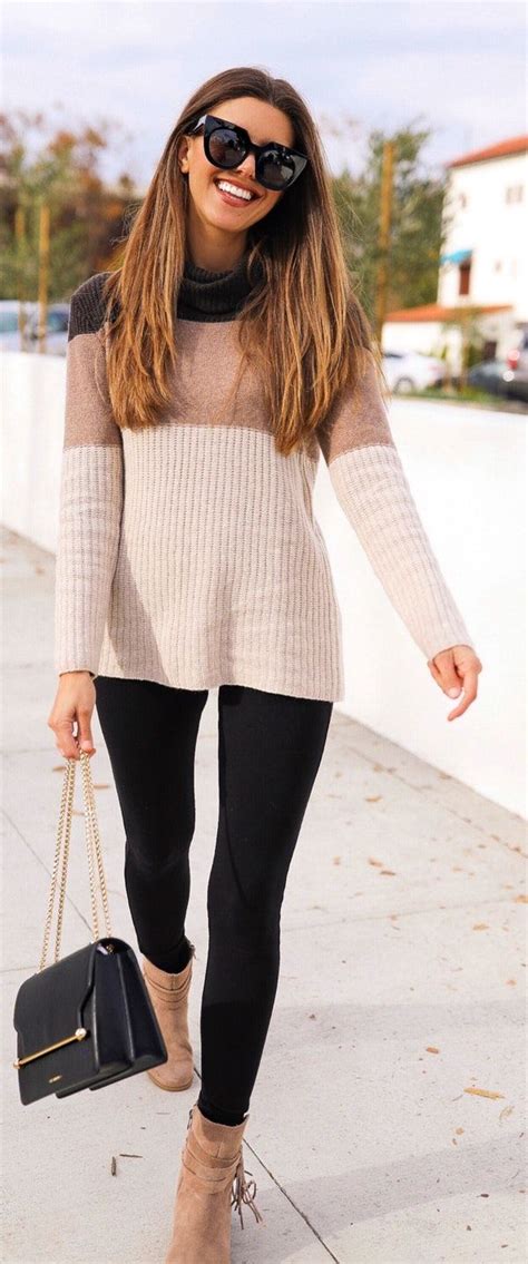 Trendy Winter Outfits To Copy Now Outfits With Leggings Black Leggings Outfit Cute
