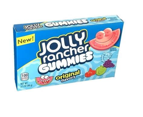 Jolly Rancher Gummies Original Flavours 99g Theatre Box Lollies N Stuff
