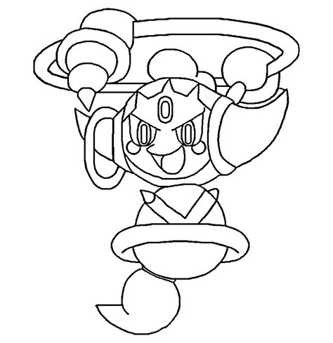 Pokemon Coloring Page Hoopa