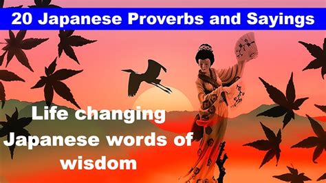 20 Japanese Proverbs And Sayings Japanese Wisdom Quotes Eastern
