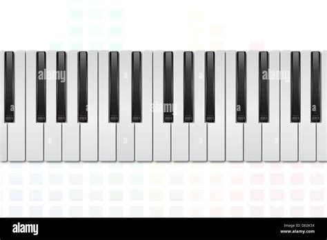 illustration of piano on white background Stock Photo - Alamy