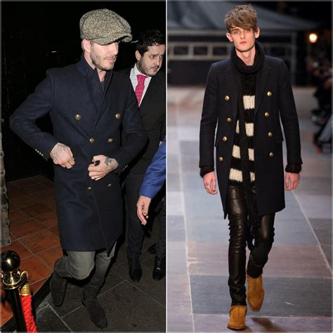 Whats He Wearing David Beckham In Saint Laurent London Street Style