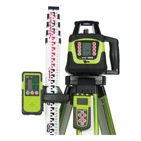 Imex 88r Hv Rotating Laser Level Kit With 5m Metric Staff And Tripod