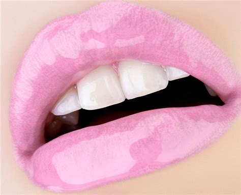 Sweet Bubblegum Pink Lips Pretty Mouth Lips Pink Lipstick Kiss Teeth Hd Wallpaper Peakpx