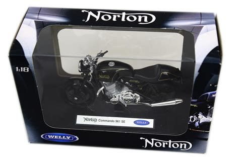 Welly Diecast Officially Licenced 118 Scale Motorbike Model ~ Norton