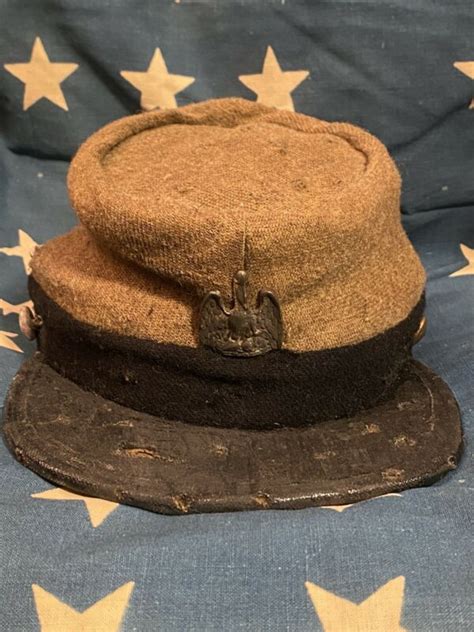 Old Original Civil War Louisiana Confederate Kepi Civil War Hat Cap