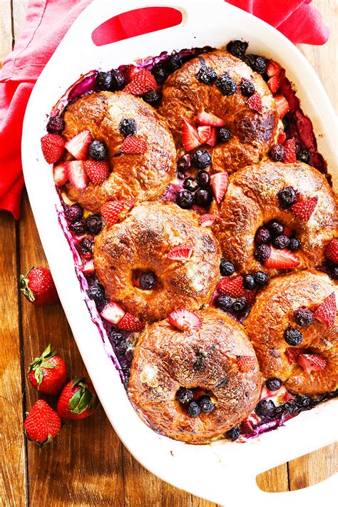 Mixed Berry Croissant Breakfast Bake Recipe