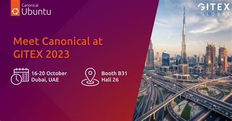 Meet Us At Gitex 2023 Ubuntu