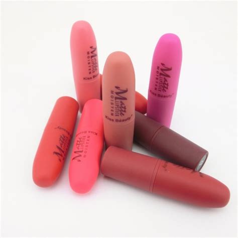 Губная помада Aliexpress Naqier Fashion 8 Colors Beauty Red Lips Baton Matte Lip Stick