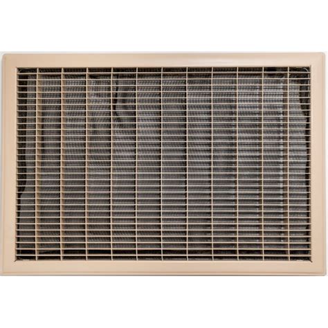 Beige Floor Return Air Grille With Filter 400x600mm Accord Air