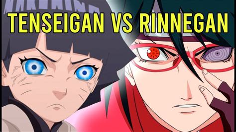 Rinnegan Vs Tenseigan Youtube