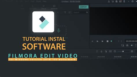 Tutorial Install Aplikasi Wondershare Filmora Edit Video No Watermark