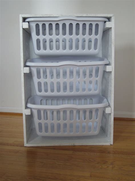 While there are a few tricks to make the weekly chore less tedious (sorting your dirty clothes at the end of. Ana White | Laundry Basket Organizer - DIY Projects