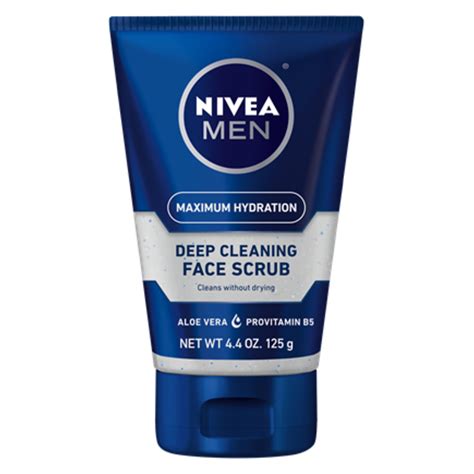 Nivea Men Maximum Hydration Deep Cleaning Face Scrub 44 Oz