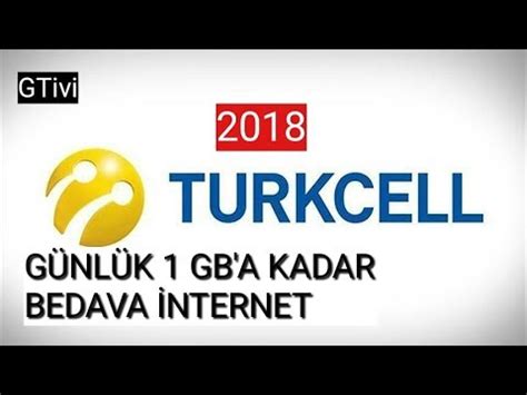 Turkcell Den G Nl K Gb Bedava Nternet Turkcell Bedava Internet