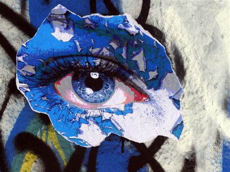 Amazing And Trippy Graffiti Eye Street Art Blue Eyes Graffiti