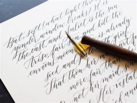Shortcut Pointed Pen Calligraphy Passage Tutorial The Postmans Knock