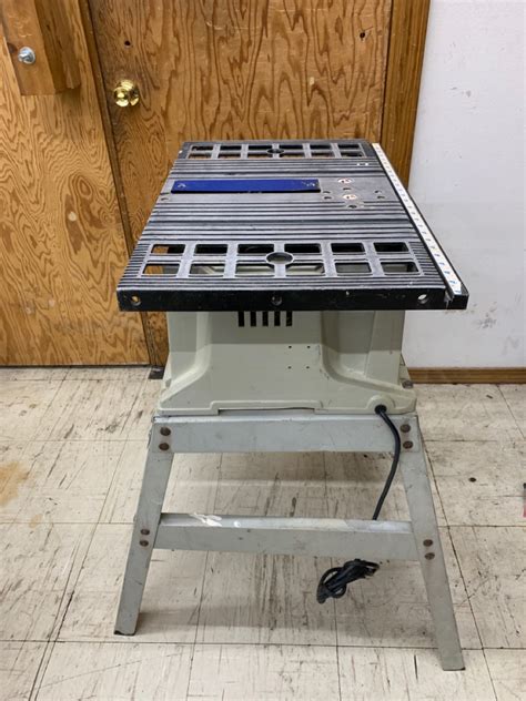 Delta Shopmaster 10” Table Saw Ts200ls With Steel Stand Acceptable