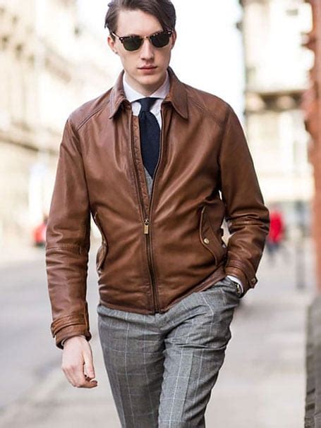 How To Wear A Leather Jacket Outfits Style Guide