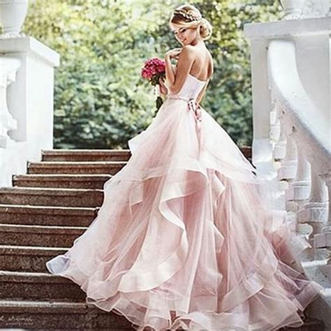 Elegant Wedding Dresslace Wedding Dressromantic Evening