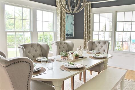 Summer Tour And Dining Room Reveal Modern Rustic Color Palette City