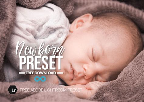 For iphones and android devices. Free Newborn Baby Lightroom Preset to Download from Photonify