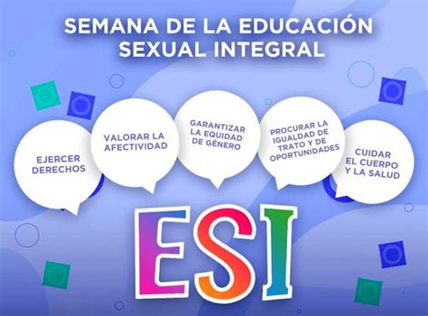 es la semana de la educación sexual integral cadena nueve diario digital
