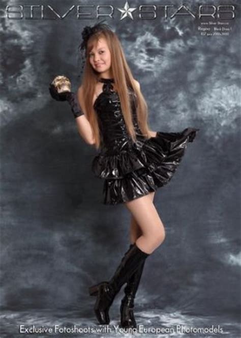 Silver Stars Isabella Black Dress X TeenModels The Best Porn