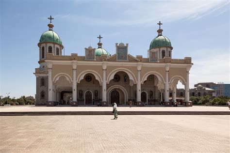 Orthodox Cathedral Exterior Addis Ababa Ethiopia Oc 5616 X 3744