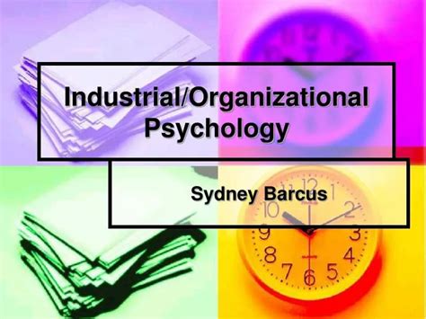 Ppt Industrialorganizational Psychology Powerpoint Presentation Free Download Id6569598