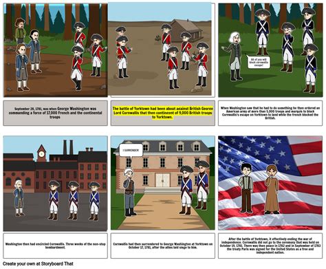 The Battle Of Yorktown Storyboard By 461b9771