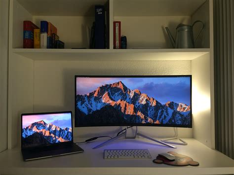 My New 15 Macbook Pro 2016 Setup With 34 Curved Qhd Monitor Rmacsetups