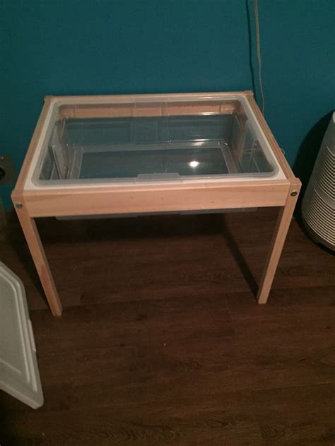 Sensory table from ikea latt table ikea hack | Sensory table, Ikea hack