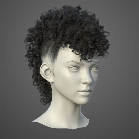 Afro Hair 3d Model Free Best Hair Style For You