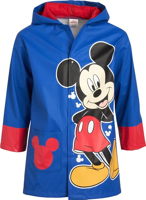 Amazon Com Disney Babes Mickey Mouse Jacket Waterproof Slicker Shell Raincoat Clothing
