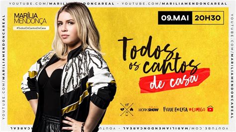 Marília mendonça (born on 22 july, 1995) is a brazilian singer and songwriter. Live Marília Mendonça - #TodosOsCantosDeCasa - YouTube