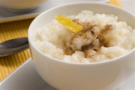 Rice Pudding Arroz Con Leche Stock Image Image Of Studio Focus