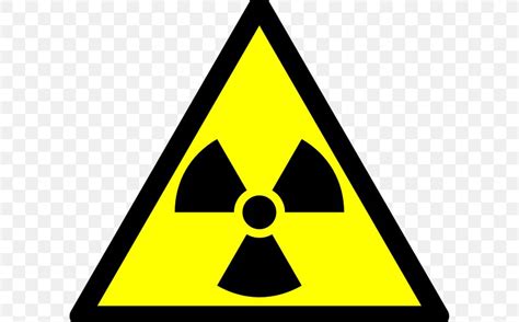 Hazard Nuclear Radiation Radioactive Radioactivity Sign Warning Icon