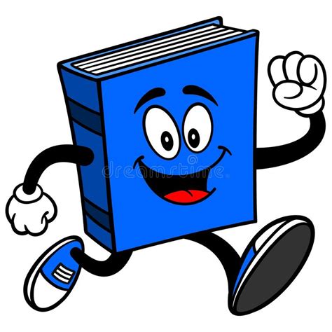 Download books myanmarblue (pdf, epub. Blue Book Running stock vector. Illustration of paper ...