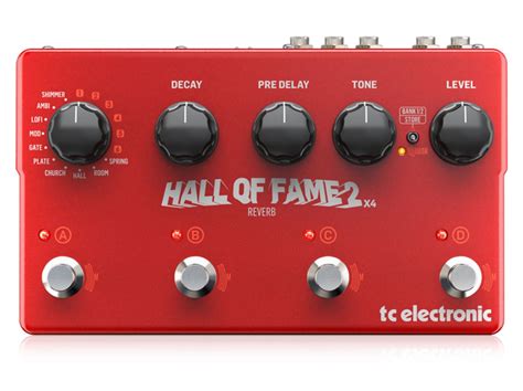 Tc Electronic Upgrades The Hall Of Fame 2 Into An X4 Version