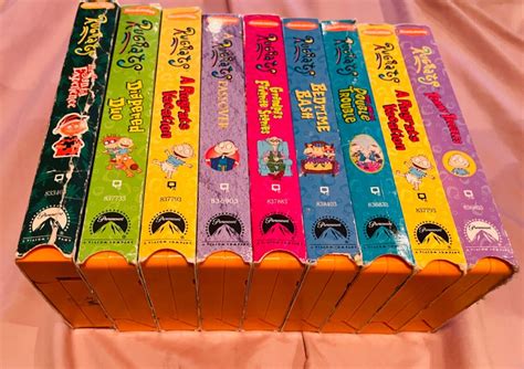 Vintage Nickelodeon Vhs Lot Of 9 Rugrats Grelly Usa