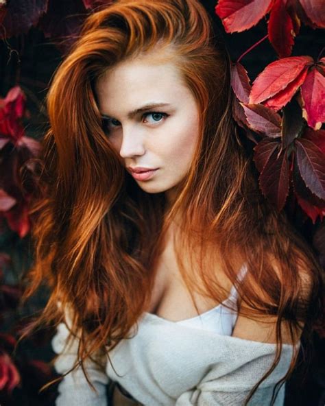 Darya Lebedeva Red Hair Woman Woman Face Eye Color Hair Color Mail Order Bride Gorgeous