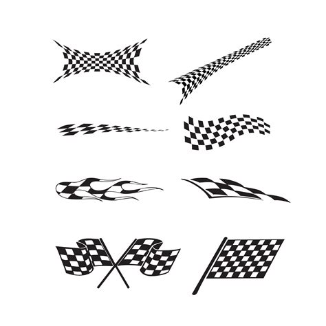 Vector Of Checkered Racing Flag Splatters 610558 Vector Art At Vecteezy