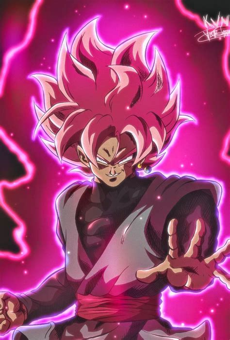 Goku Black Rosé By Kebinthpogi Dragon Ball Art Goku Goku Black