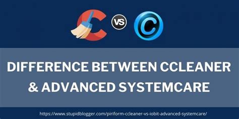 Piriform Ccleaner Vs Iobit Advanced Systemcare 2023 Which Is Better