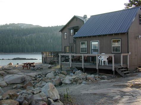 Some vacation rentals are lakefront and include a private dock that makes a great place to park your lawn chair, read a good book, or drop a fishing line with your toes in the water. Lake Caples Cabin | Lakeside cabin rentals - directly next ...
