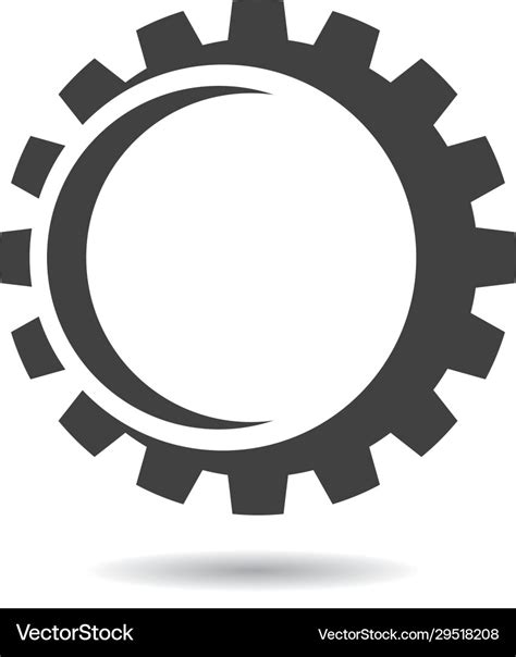 Gear Logo Icon Royalty Free Vector Image Vectorstock