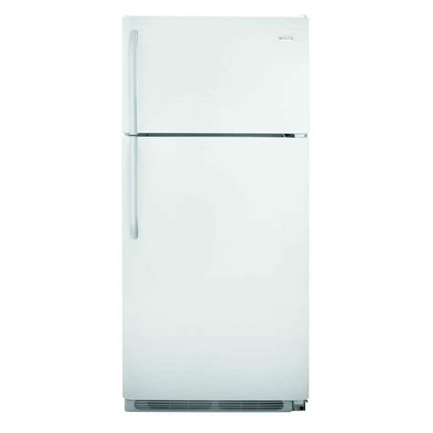 Frigidaire 18 Cu Ft Top Freezer Refrigerator In White Fftr1821qw