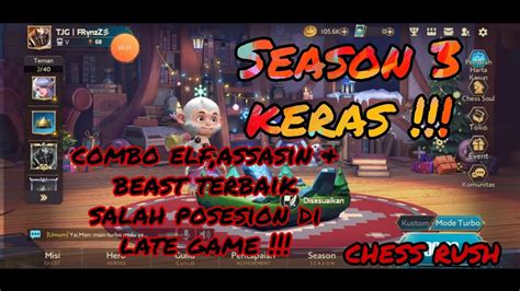 7.7 / 10 ( 9 votes ). Combo ELF + BEAST + ASSASIN terbaik di season 3 - CHESS RUSH INDONESIA - YouTube